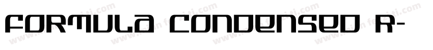Formula Condensed R字体转换